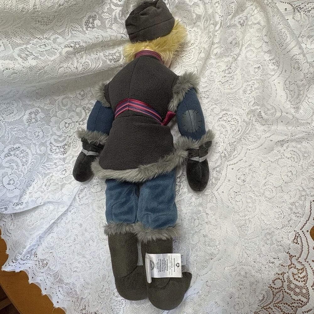 Frozen's Kristoff Plush 21 Inch Disney Store Soft Stuffed Doll Authentic Toy - Picture 7 of 8